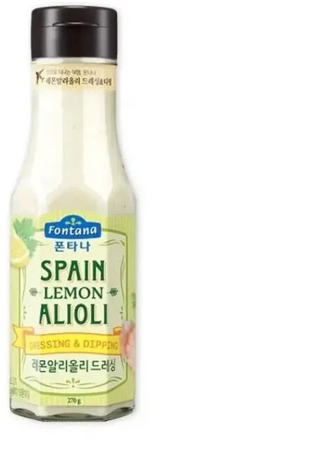 폰타나 스페인 레몬 알리올리 드레싱 270g x 2p + 그릭 플레인 요거트 드레싱 270g, 1세트