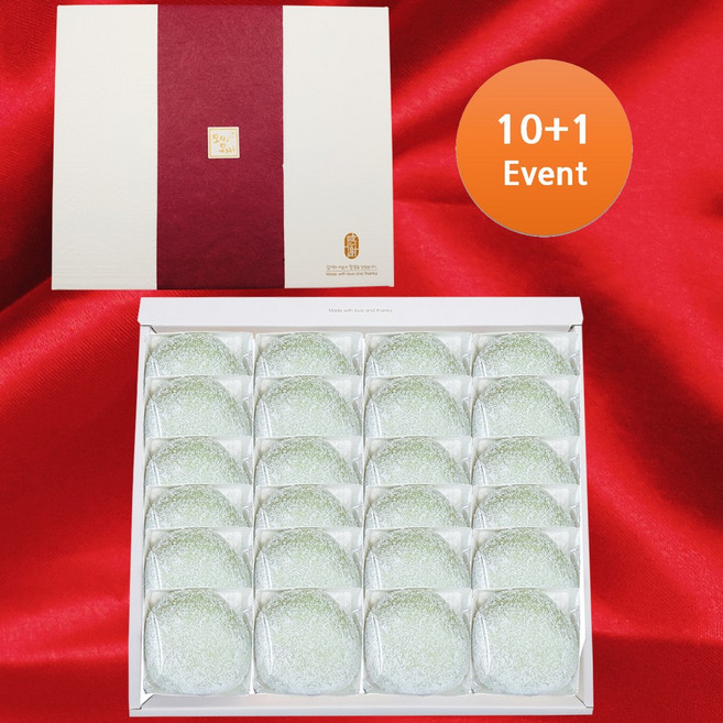 모찌모찌 수제 과일모찌 청사과 찹쌀떡 선물세트, 24개, 60g