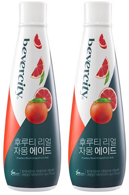 세미 베버시티 후루티 리얼 자몽 에이드, 2개, 1kg