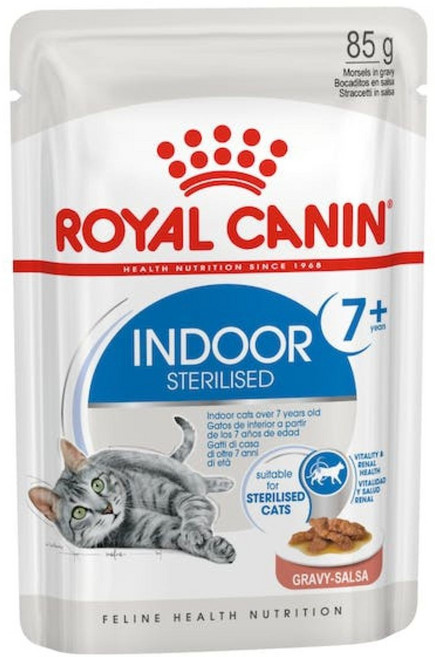 皇家 ROYAL CANIN 貓濕糧餐包 85g - 熟齡貓/室內貓/泌尿道/理想體態, 1包