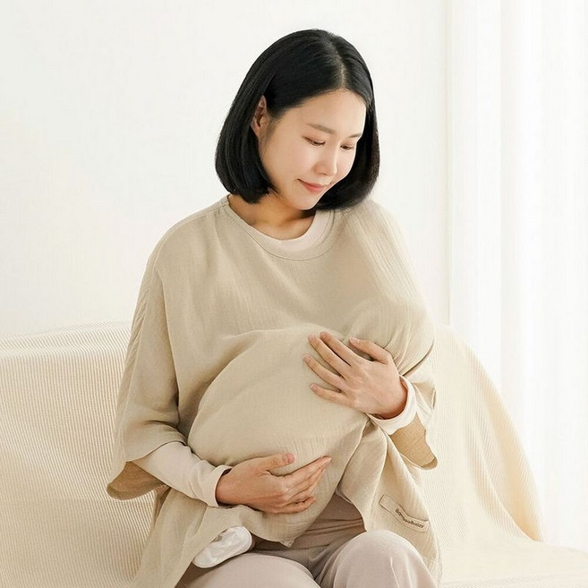 밤부베베 밤부베일리 요루거즈 수유 커버업 182518, 밤부베베 코지 브라운, 1