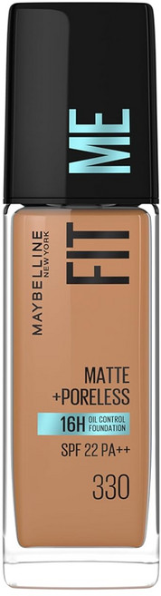 Maybelline Maybelline New York Fit Me Matte Liquid Foundation Shade, Shade 330 Toffee, 1개, 30ml
