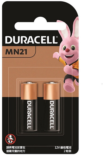 DURACELL 金頂 MN21 23A 12V 鹼性電池 2粒裝, 1個