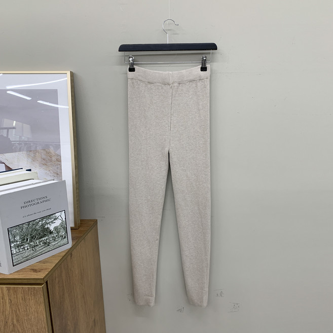 [행복여] 몰리 후끈 밍크털 기모 안감 스판 니트 레깅스