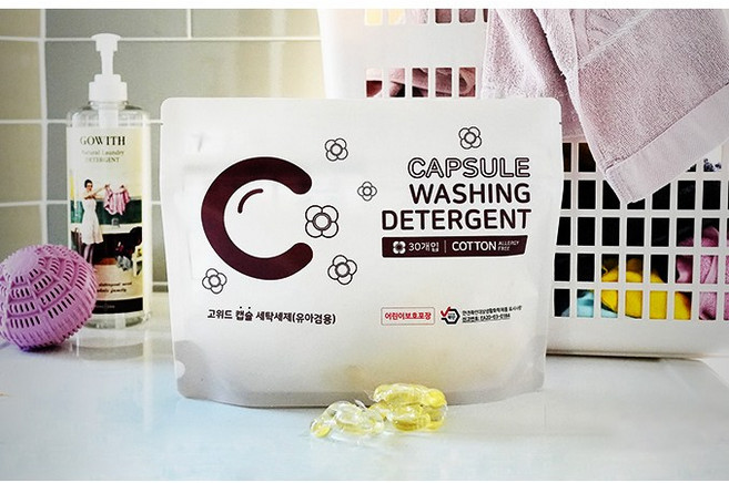고위드 캡슐 세탁세제 유아겸용 30p, 1개
