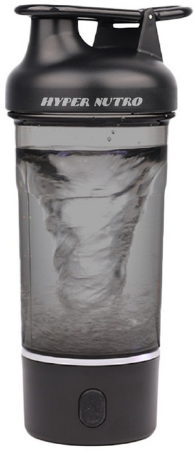 HYPER NUTRO 電動攪拌杯 750ml 自動搖搖杯, 1個, 黑色 Hyper Nutro 電動攪拌杯
