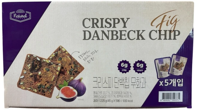 크리스피 단백칩 무화과, 225g, 1개 - 쿠팡