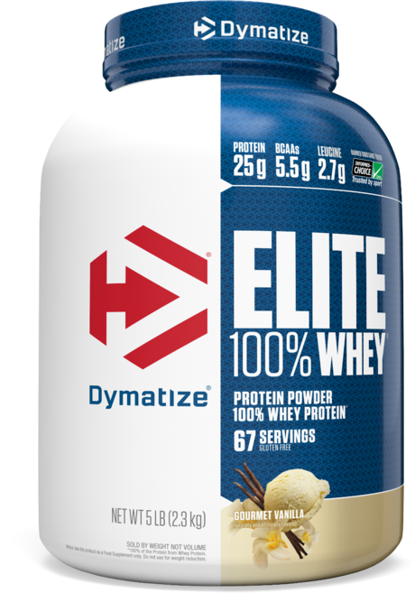 Dymatize Elite乳清蛋白粉 香草口味, 2.3kg, 1罐