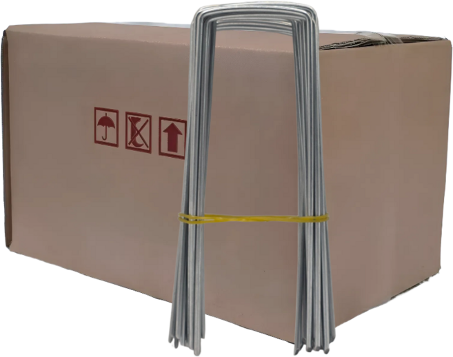 국내생산 2.8T 멀칭고정핀 부직포 제초매트 고정핀 대 5cm * 15cm, 100개