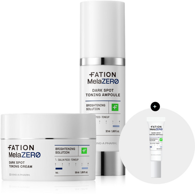 동아제약 파티온 멜라제로 기미잡티 토닝 크림 50ml+ 토닝 앰플 32ml)(+앰플 10ml 추가증정), 1개