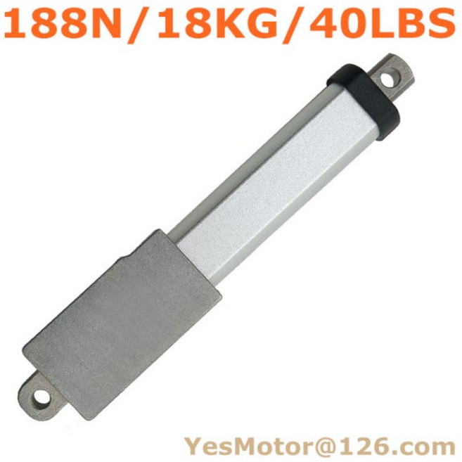 6V 12V 24V 188N 30/50/75/100MM 스트로크 액추에이터 힘 모터 선형 컨트롤러, 12V 9.5MM S 96N, 75mm stroke