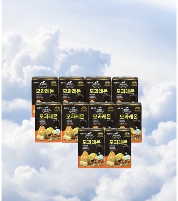 지오목청캔디 모과레몬, 10개, 42g