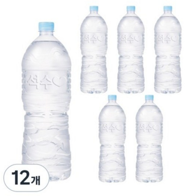 석수 무라벨 생수, 2L, 84개