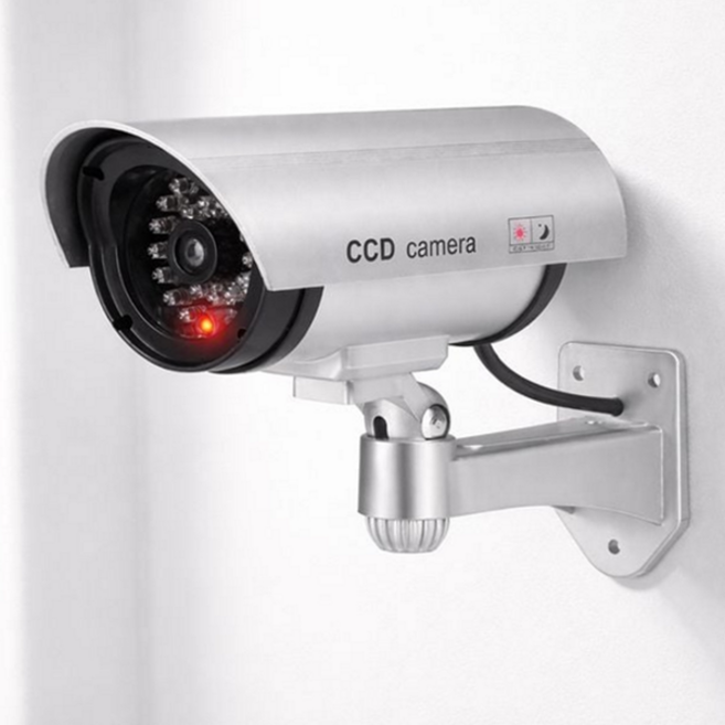 모형 cctv 가정용 보안 실내 가짜 cctv 실외 카메라 방수 비디오 가상 예방 더미 설치 모의 범죄 방범, 블랙
