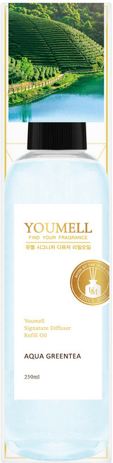 유멜 시그니처 디퓨저 리필오일, 아쿠아그린티, 250ml, 1개