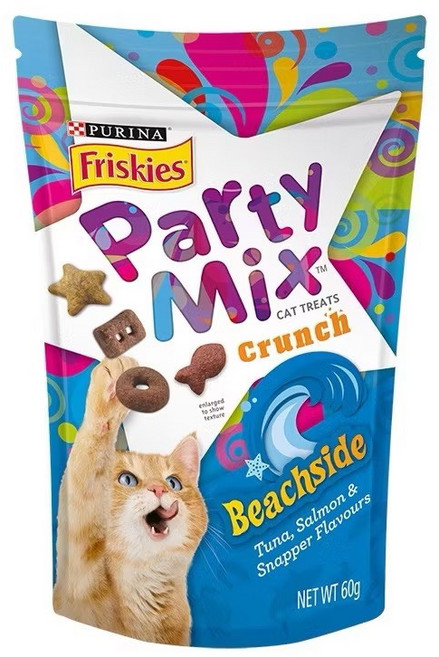 Friskies 喜躍 Party Mix 香酥餅, 海洋鮮味, 60g, 1包