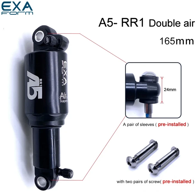 대만 KS A5 RE/RR1 125/150/165/190 MTB 자전거 리어 쇼크 산악 150mm A5-RE