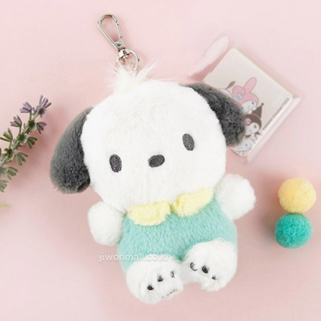 산리오 뽀송 인형 가방고리 키링 13cm 포차코