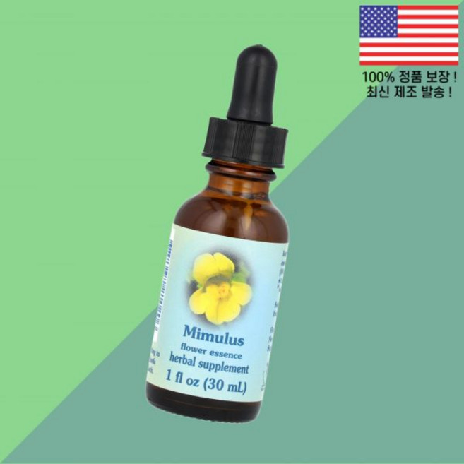 플라워 에센스 서비스 미물러스 1온스 30ml Flower Essence Services Mimulus 1 floz, 1개