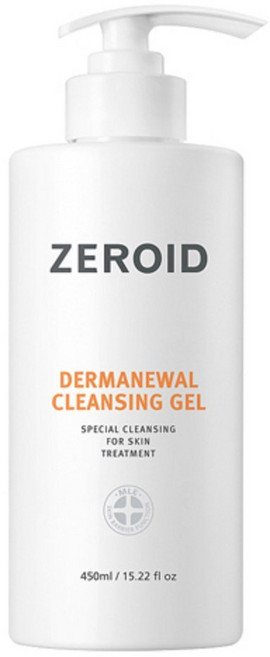 제로이드 더마뉴얼 클렌징 젤, 450ml, 4개
