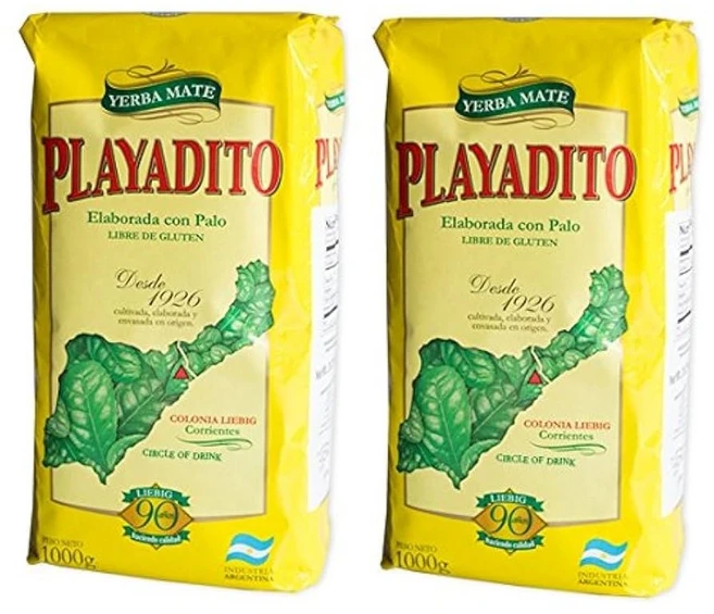 Yerba Mate Playadito 500gm, 2개, 1kg - 쿠팡