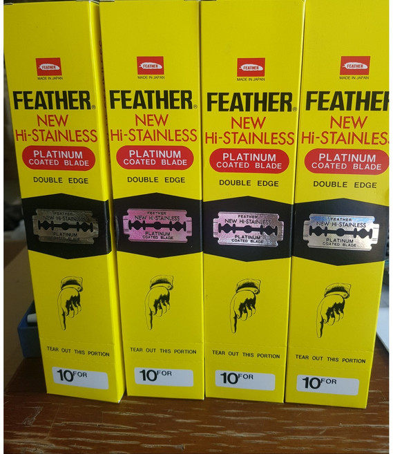 페더 뉴 하이 스텐레스양면 면도날 10개입 X 20개 일제면도날 양날