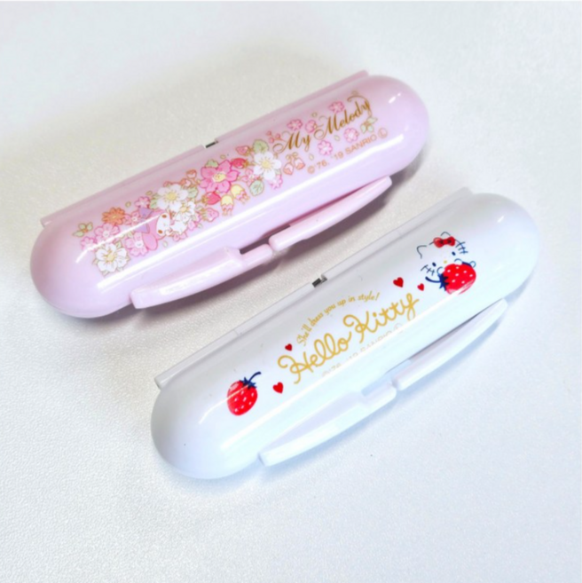 [산리오 도장집] 휴대용 인주내장 케이스, 마이멜로디