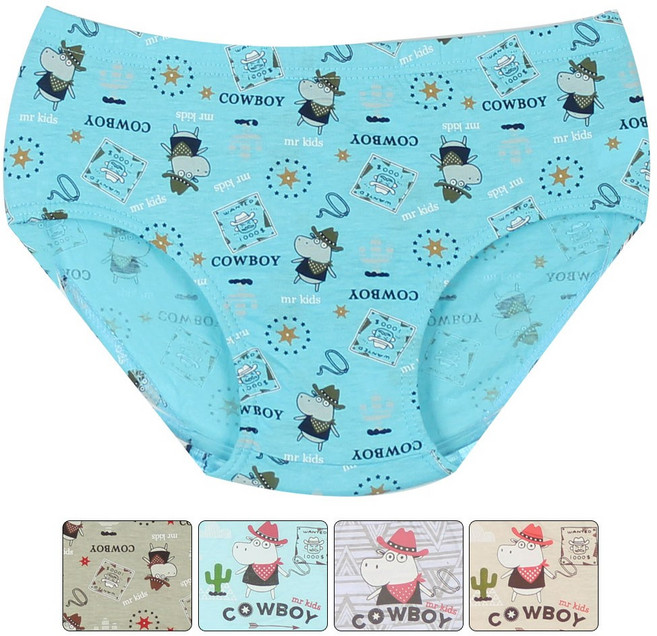 아이앤샵 순면 남아 아동 초등학생 삼각팬티 5종 세트(60-85호) KB-504