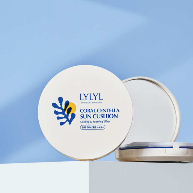 릴릴 무기자차 톤업 코랄센텔라 선쿠션, 25g, 1개