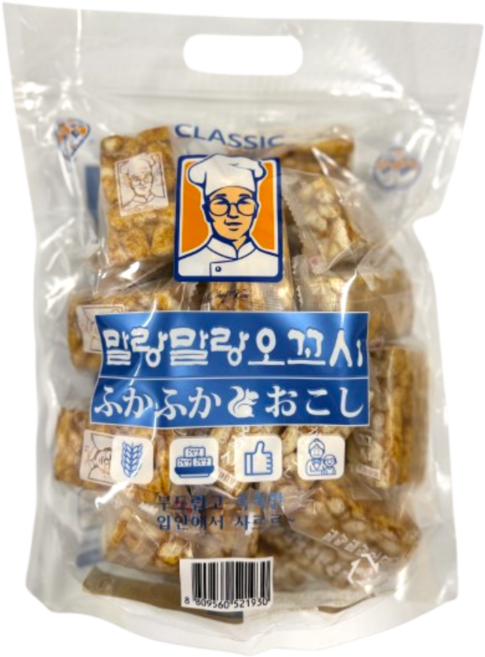 쌀쿠키 말랑말랑 오꼬시 흑설탕맛, 3개, 400g
