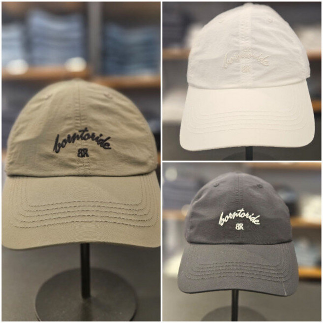 버커루 공용 나일론 자수로고 볼캡 모자_US