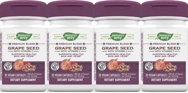 네이처스웨이 프리미엄 블랜드 포도씨 비타민 C, 30정, 4개 - 쿠팡