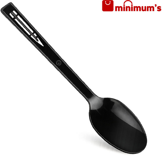 일회용 숟가락 개별포장 블랙, 검정, 1500개, 1개