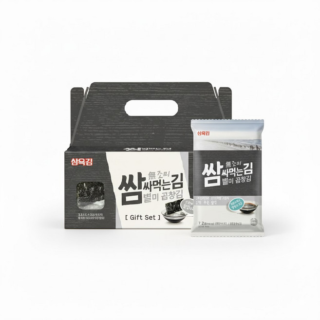 김선물세트 무조미 쌈싸먹는김 별미곱창 삼육김 7.2g 10p, 1개, 72g