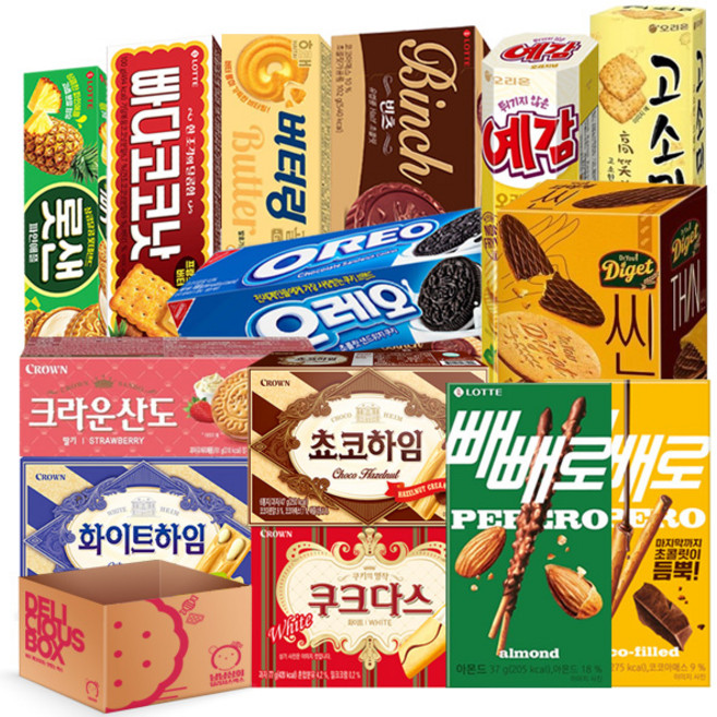 빈츠 하임 예감 빼빼로등 14종 (+1) 구성 과자세트, 1세트