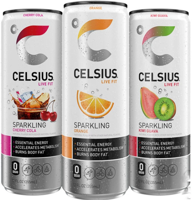 CELSIUS 셀시어스 라이브 핏 에너지 드링크 체리콜라 오렌지 키위구아바 맛, 18개, 355ml - 쿠팡
