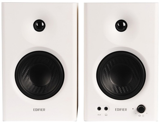 에디파이어 MR4 스튜디오 모니터 스피커 글로벌버전 EU 유럽형 플러그 220V, 화이트