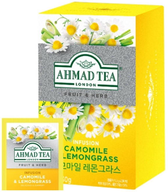 아마드티 캐모마일 레몬그라스 허브차, 1.5g, 20개입, 1개