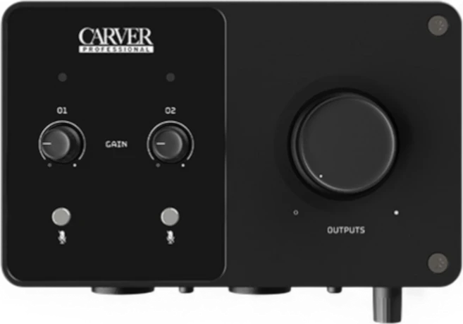 CARVER PROFESSIONAL Orbit2 USB 錄音介面 雙輸入 48V 幻象電源, Black, Orbit/u00b2