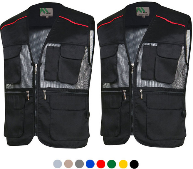 마크 여름 망사 작업복 조끼 2P UP-V10mk