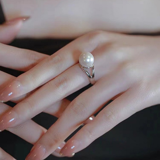 투니스 심플 진주 반지