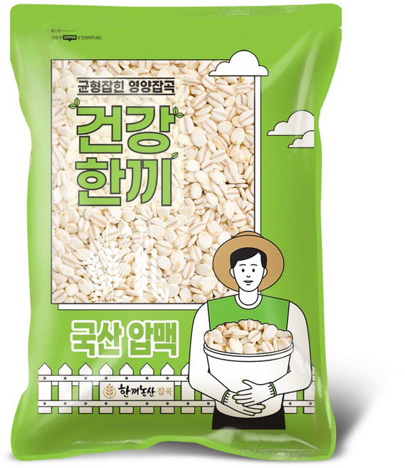 한끼농산 국산 늘보리압맥 4kg, 1개