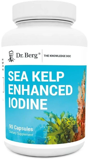 닥터베르그 씨 켈프 인핸스드 요오드 아이오딘 캡슐 Dr. Berg Nutritionals Sea Kelp Enhanced Iodine, 90정, 1개 - 쿠팡