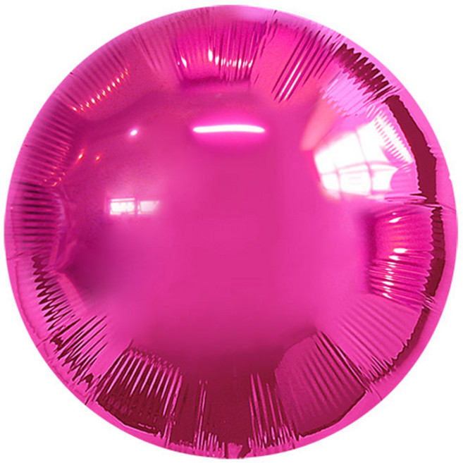 피플스파티 18인치 45cm 라운드 원형 은박풍선, 3개, 푸치샤