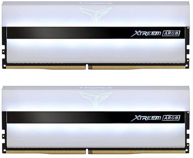 TEAMGROUP T-Force XTREEM DDR5 램 32GB (16GB 2개) 7200MHz PC5-57600 CL34 A-DIE 데스크탑 메모리 모듈 램 600 700, ARGB Blue_3600MHz 18-22-22-42, ARGB White
