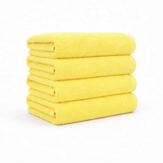 상품컴퍼니 대나무행주 색상별 천연대나무섬유, 10개, 노란색