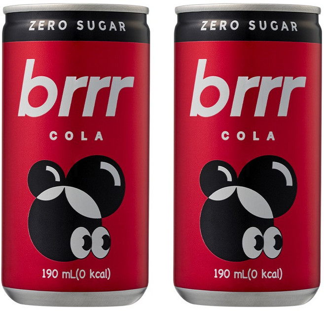 부르르 제로콜라, 190ml, 60개