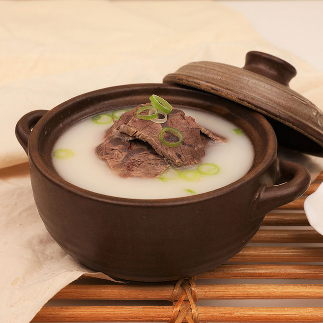 예원푸드 최상급 1++등급 횡성/홍성 한우 곰탕 가마솥 18시간 고와 깊고 진한맛 350g x 3팩, 5개, 350ml