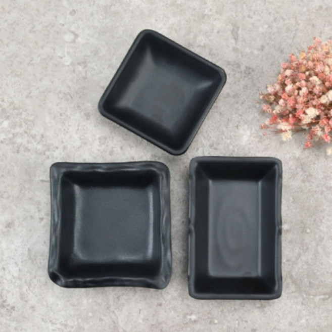 멜라민 초장기 퓨전토기 사각종지 간장 양념 DS-7380, 뉴정초장 퓨전토기 DS-7380, 1개