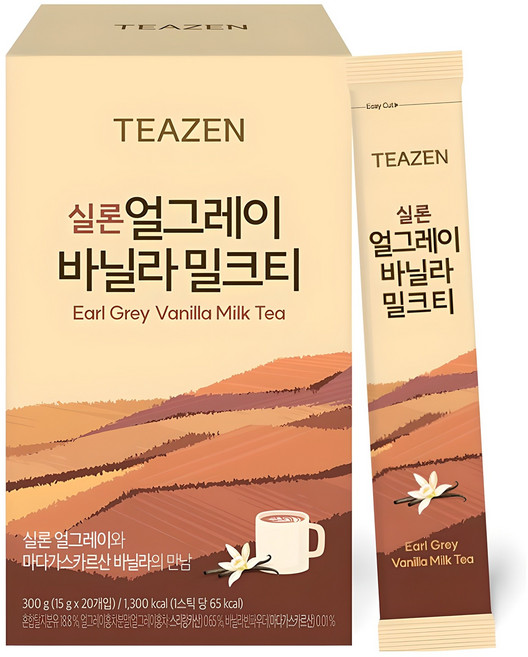 티젠 실론 얼그레이 바닐라 밀크티, 15g, 20개입, 1개